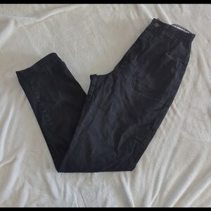 Vintage Women's Lee Black Straight Leg Jeans Size 10